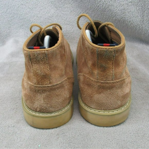 Peter Werth Shoes Mens Size 10 Tan Leather Lace Up Desert Boots